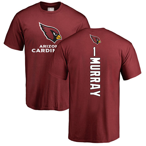 Arizona Cardinals Men Maroon Kyler Murray Backer NFL Football #1 T Shirt